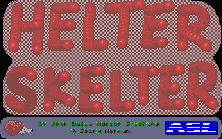 Helter Skelter title screen for Atari ST